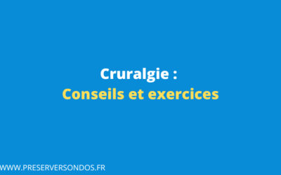 Cruralgie : causes, symptômes et exercices pour se soulager
