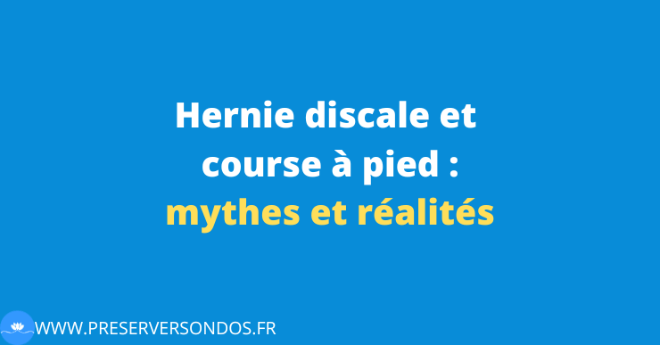 hernie discale et course à pied