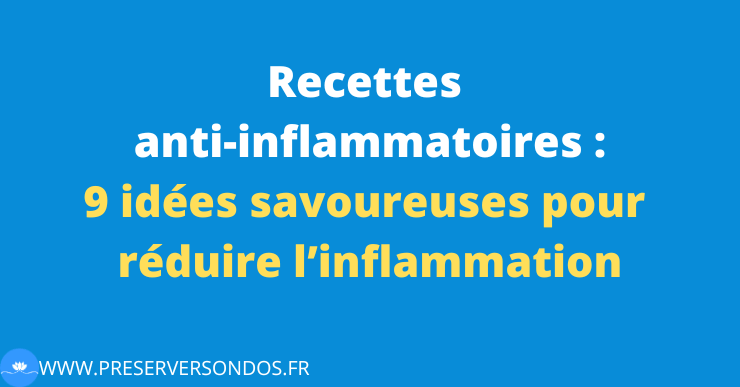 recettes anti-inflammatoires