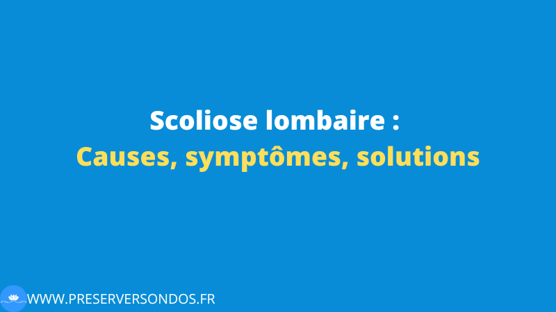 scoliose lombaire